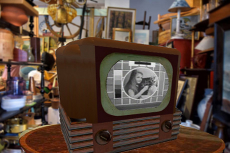 Second Life Marketplace - Vintage Bush TV